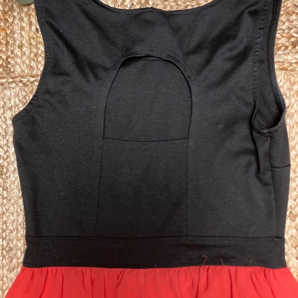 003 Burnt Orange and Black Dress - Picture 3 of 3